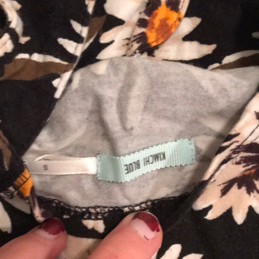 Kimchi Blue sunflower tank top sz S - Picture 5 of 6